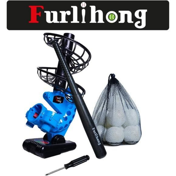 Baseball Pitching Machine with Bat and Training Balls for Kids - Picture 4 of 6